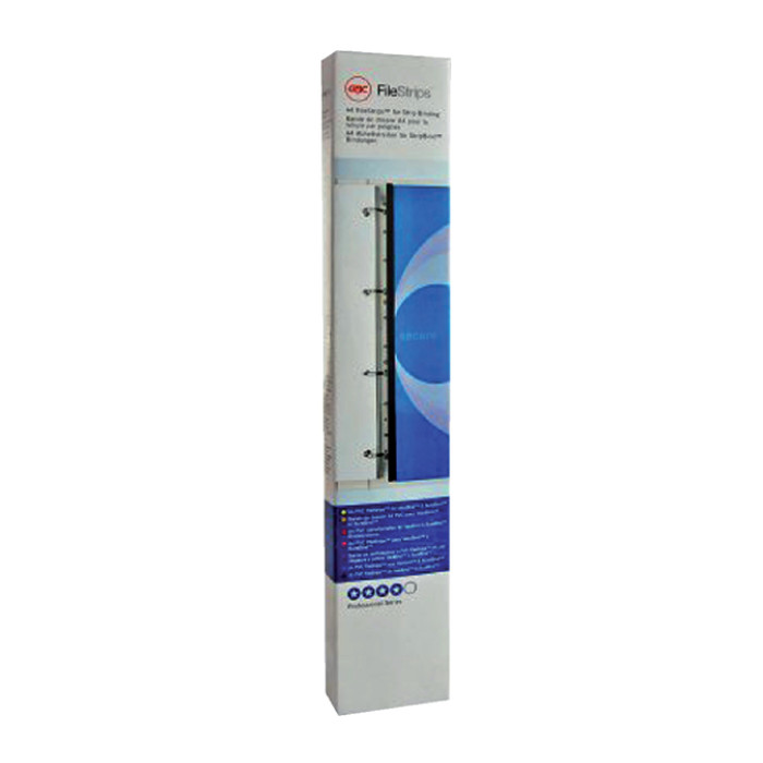 Filestrip GBC 34-gaats A4 transparant 100stuks