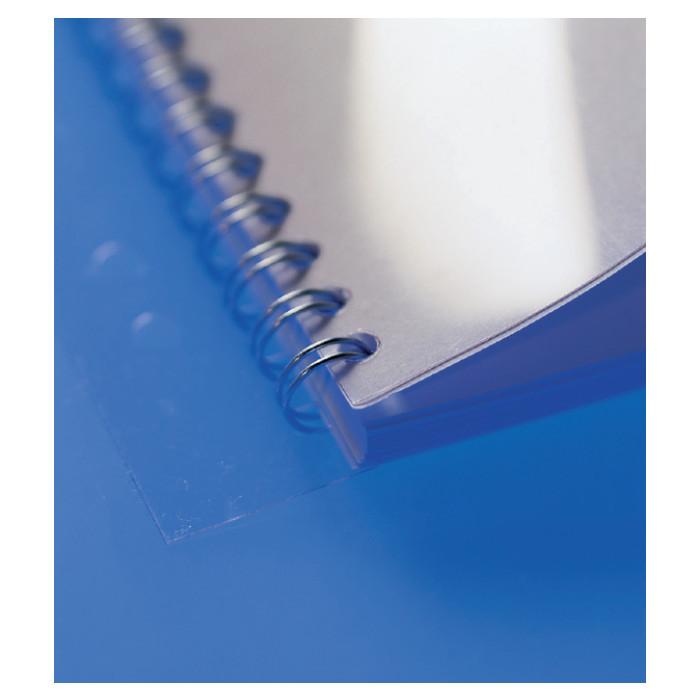 Filestrip GBC 34-gaats A4 transparant 100stuks