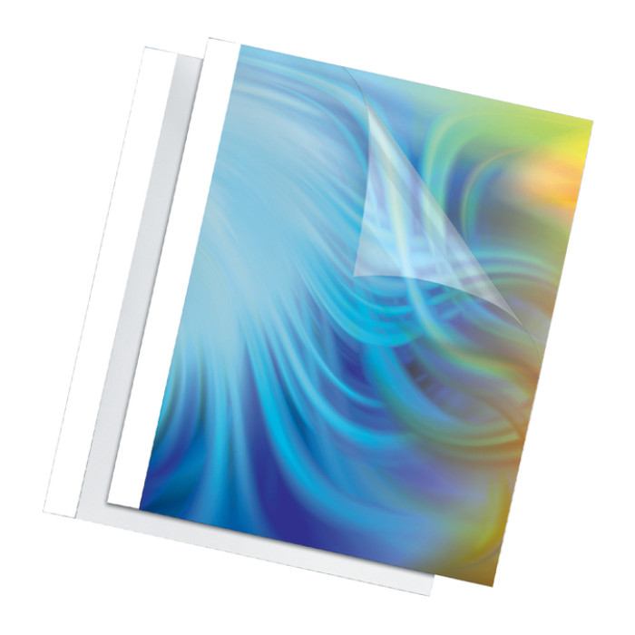 Thermische omslag Fellowes A4 1.5mm wit 100 stuks