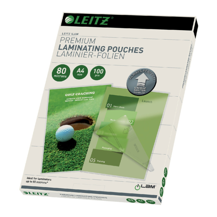 Lamineerhoes Leitz iLAM A4 2x80micron 100 stuks