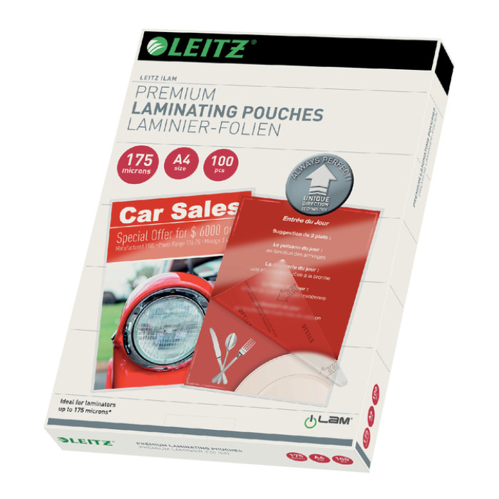 Lamineerhoes Leitz iLAM A4 2x175micron 100 stuks