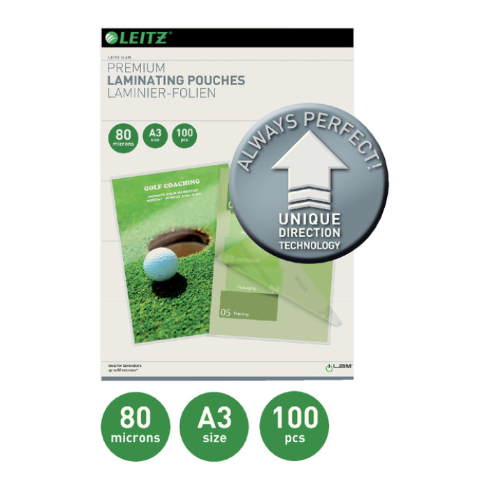 Lamineerhoes Leitz iLAM A3 2x80micron 100 stuks