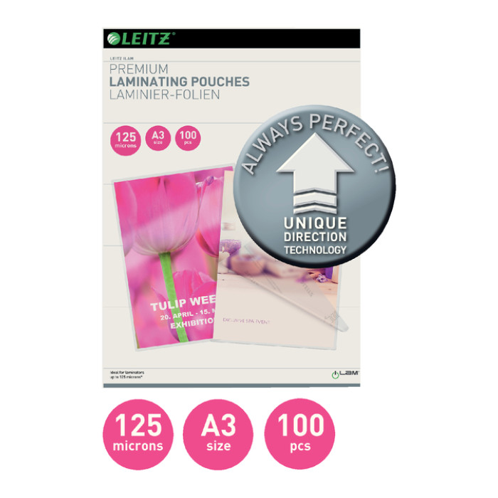 Lamineerhoes Leitz iLAM A3 2x125micron 100 stuks