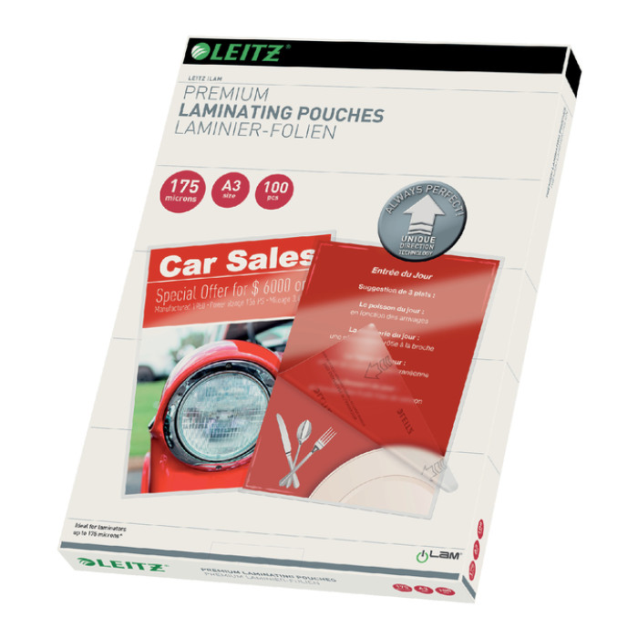 Lamineerhoes Leitz iLAM A3 2x175micron 100 stuks