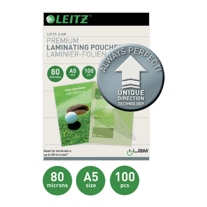 Lamineerhoes Leitz iLAM A5 2x80micron 100 stuks