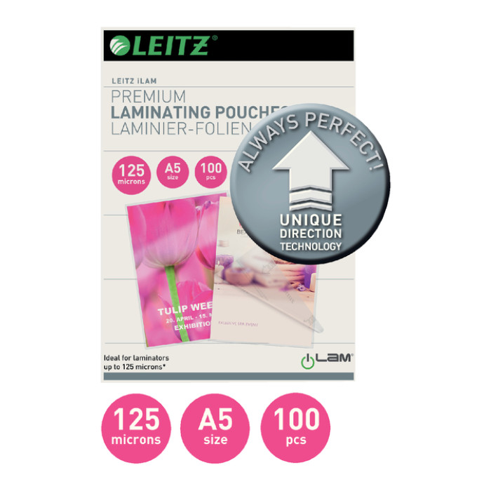 Lamineerhoes Leitz iLAM A5 2x125micron 100 stuks