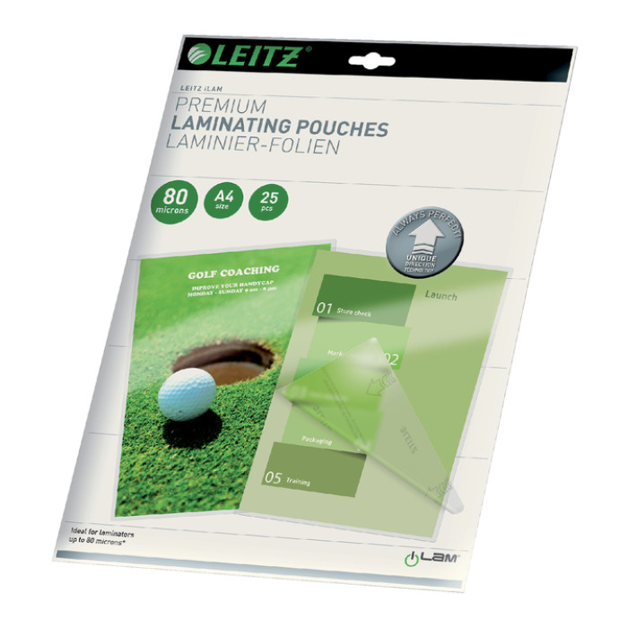 Lamineerhoes Leitz iLAM A4 2x80micron 25 stuks