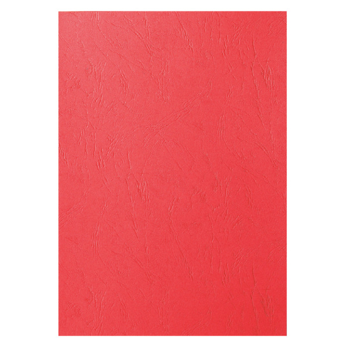 Voorblad GBC A4 lederlook rood 100 stuks