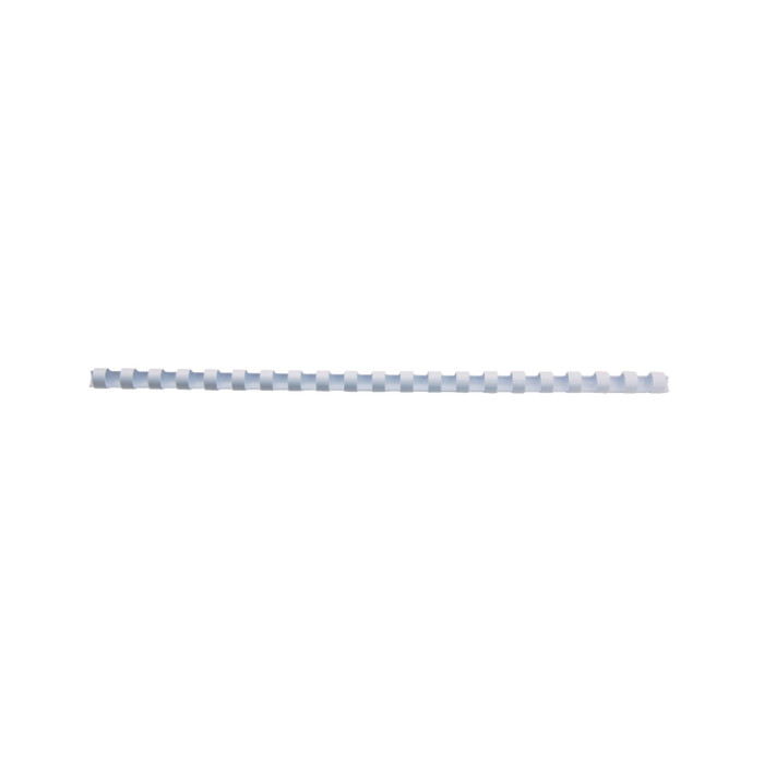 Bindrug GBC 8mm 21-rings A4 wit 100 stuks