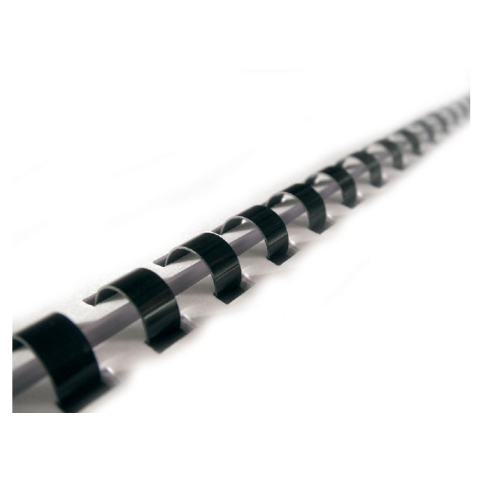Bindrug GBC 10mm 21rings A4 zwart 100 stuks