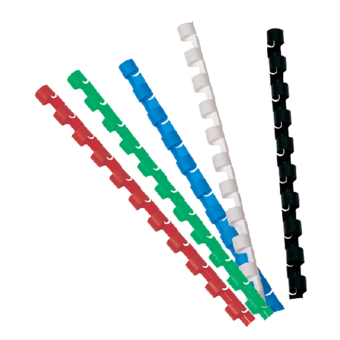 Bindrug GBC 10mm 21rings A4 blauw 100 stuks