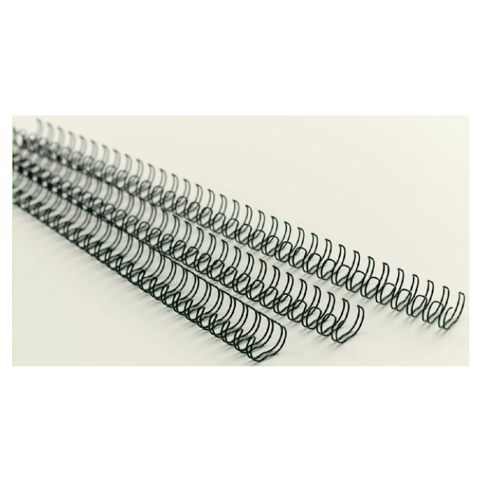 Draadrug GBC 6mm 34-rings A4 zilver 100 stuks