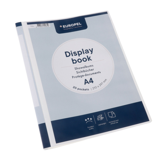 Showmap Europel Frontview A4 20-tassen wit