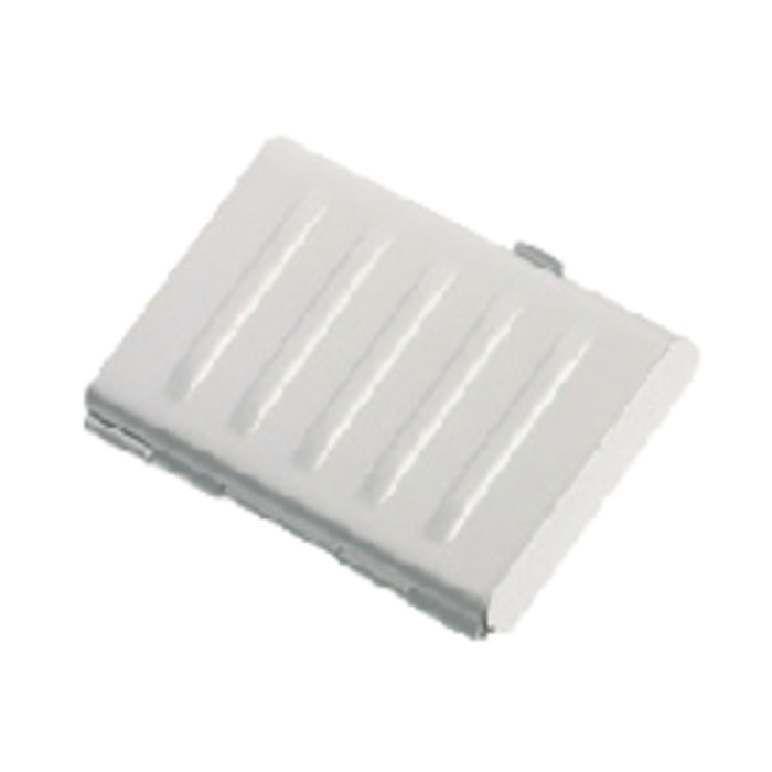 Visitekaartenhouder 2 vaks mat aluminium