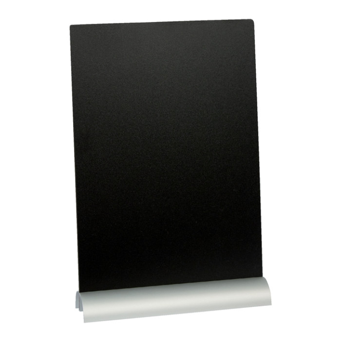 Krijtbord Securit A4 290x210x60mm voet aluminium
