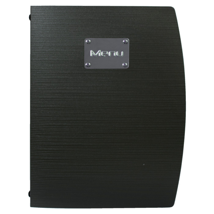 Menukaart Securit Rio A4 1 x 2 tassen zwart
