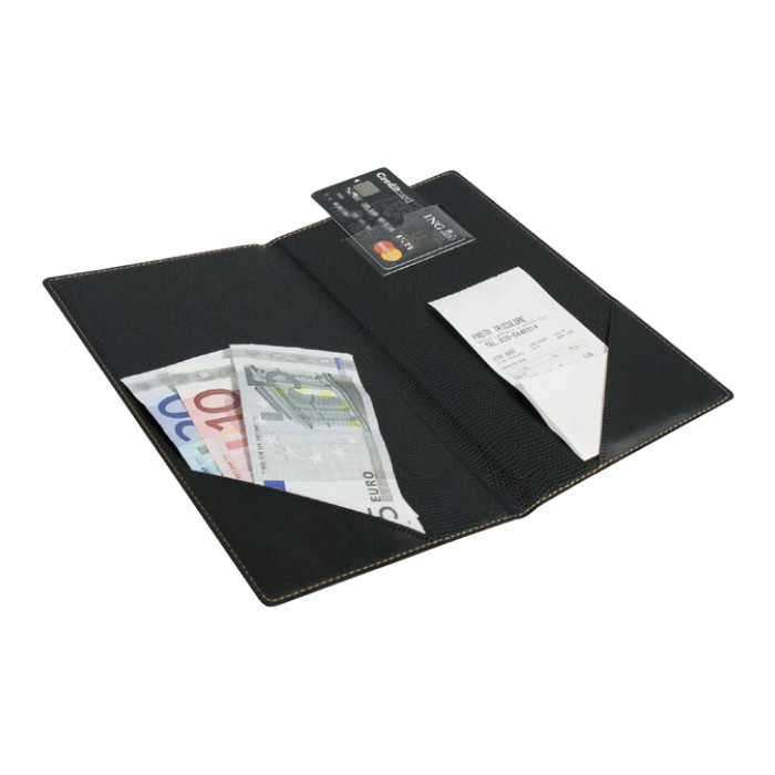 Betaalmap Securit Trendy 230x130mm zwart