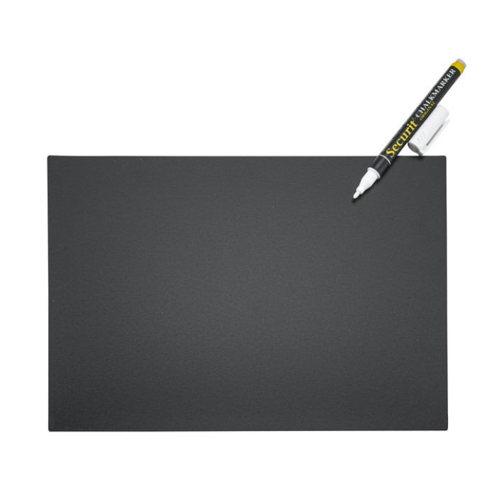 Krijtbord Securit A4 tags 5 stuks