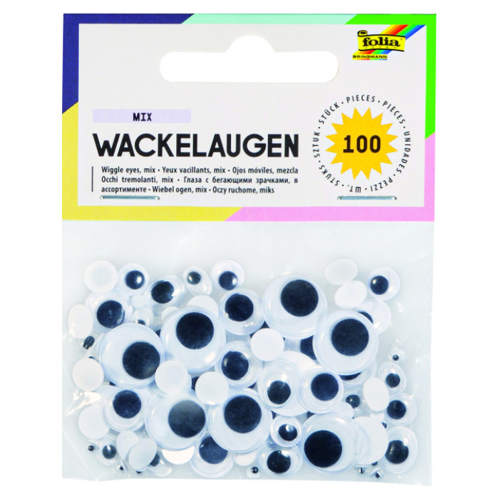 Wiebelogen Folia 100 stuks 6 formaten wit 100 stuks