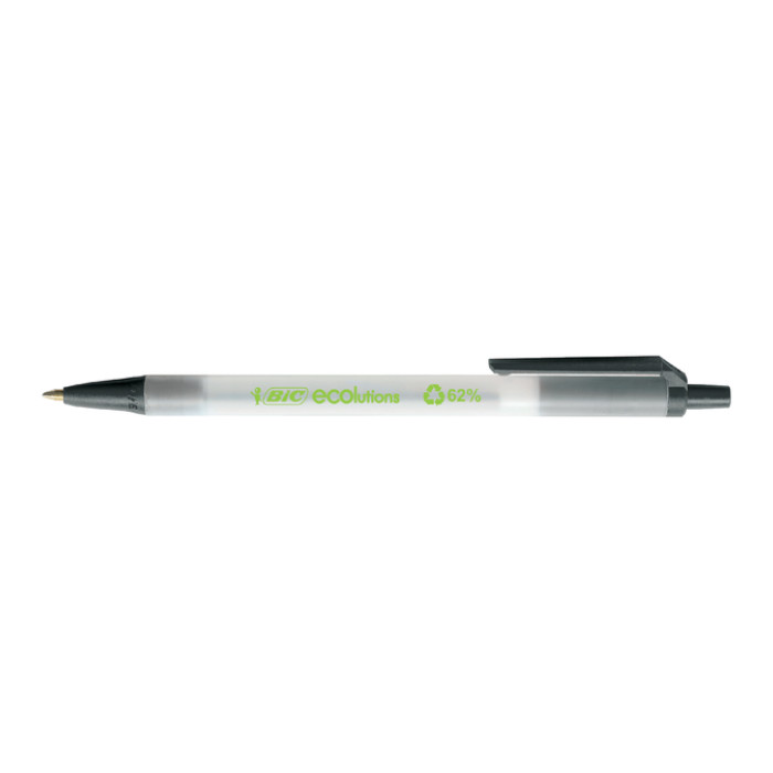 Balpen Bic Ecolutions medium zwart