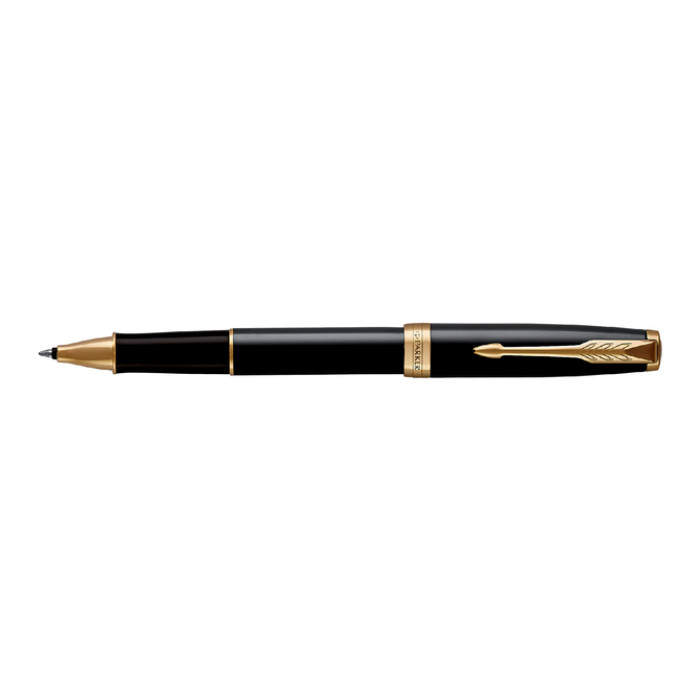 Rollerpen Parker Sonnet black lacquer GT fijn