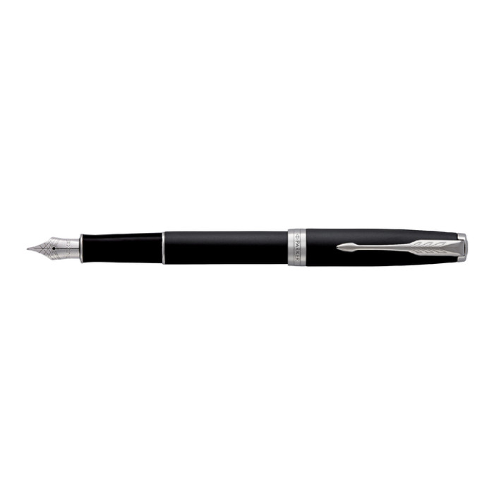 Vulpen Parker Sonnet matte black lacquer CT medium