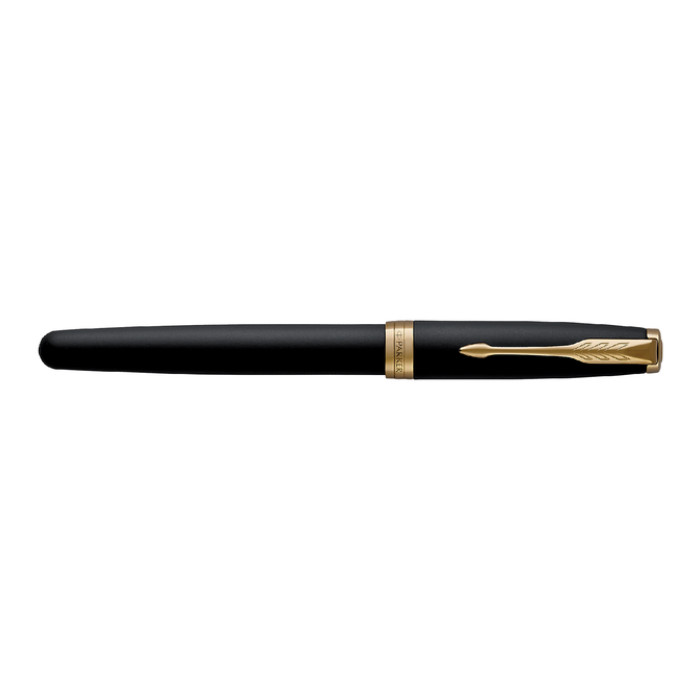 Vulpen Parker Sonnet matte black lacquer GT fijn
