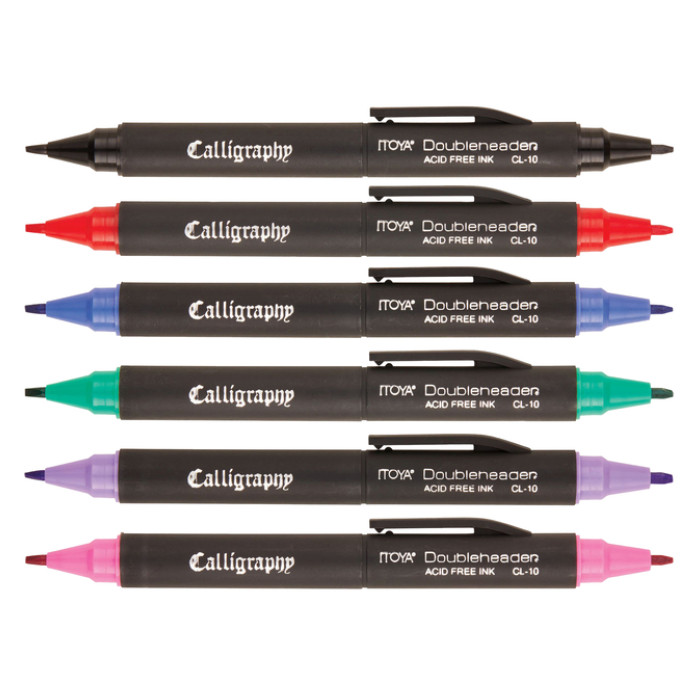 Kalligrafiepen Itoya CL-10 1.5 èn 3.0mm zwart