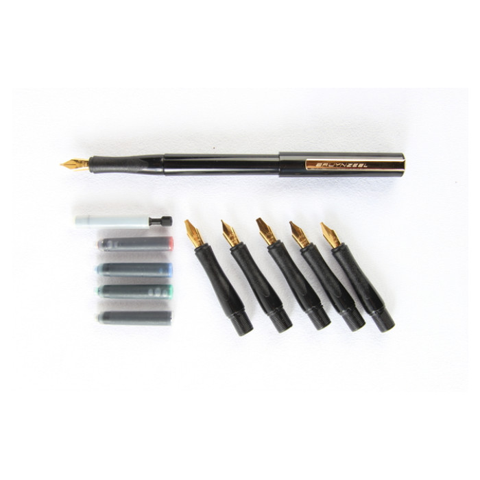 Kalligrafiepen Bruynzeel luxe set à 14 stuks 60344014