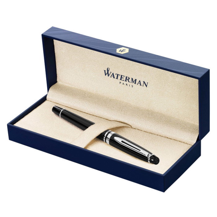 Vulpen Waterman Expert black lacquer CT medium