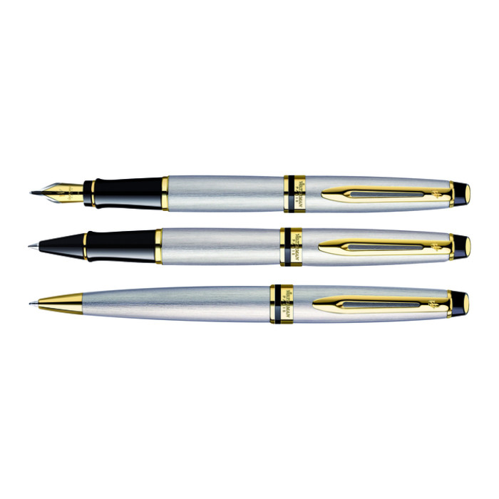 Vulpen Waterman Expert stainless steel GT medium