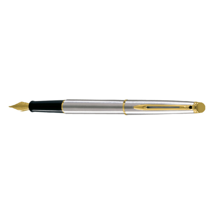 Vulpen Waterman Hémisphère stainless steel GT fijn