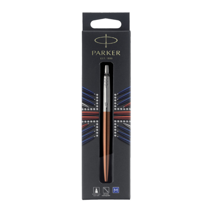 Balpen Parker Jotter Chelsea orange CT medium blister à 1 stuk