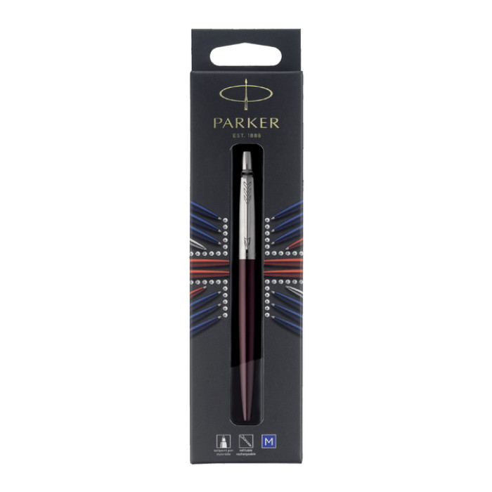 Balpen Parker Jotter Victoria violet CT medium blister à 1 stuk