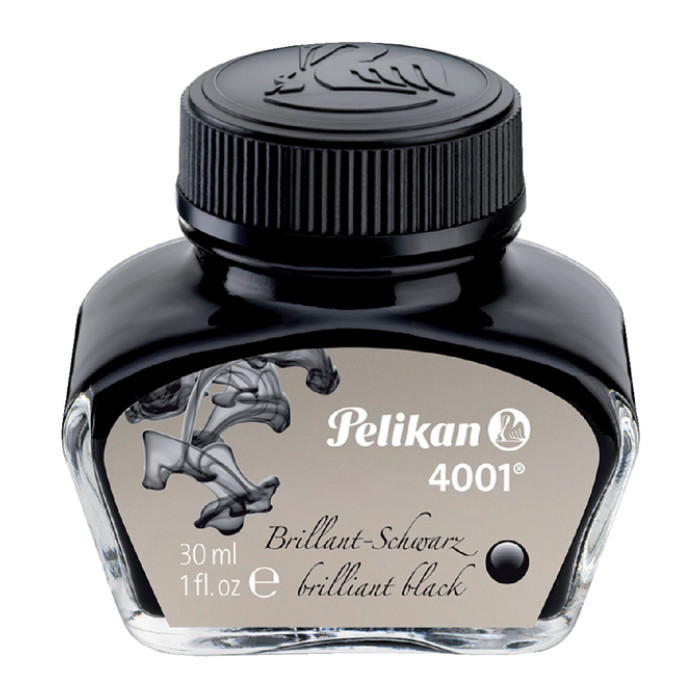 Vulpeninkt Pelikan 4001 30ml briljant zwart