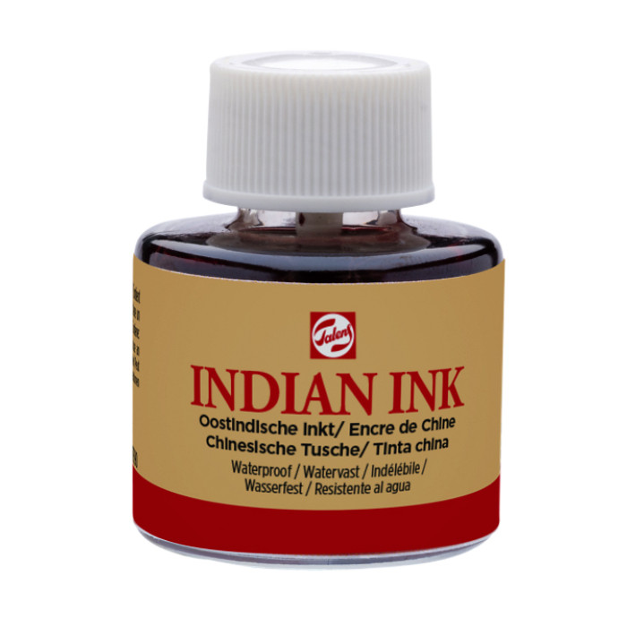 Oost-Indische inkt Talens zwart 11ml