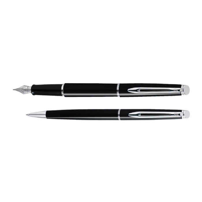 Balpen Waterman Hémisphère black lacquer CT medium