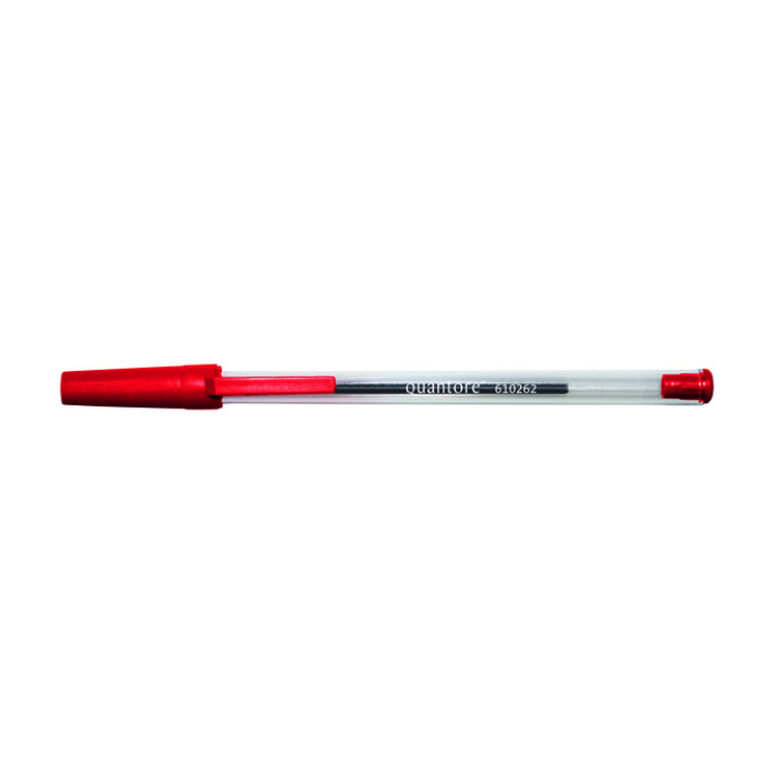 Balpen Quantore Stick rood medium