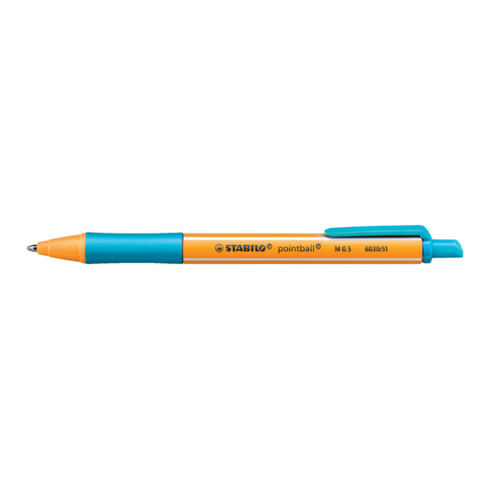Balpen STABILO pointball 6030/51 medium turquoise