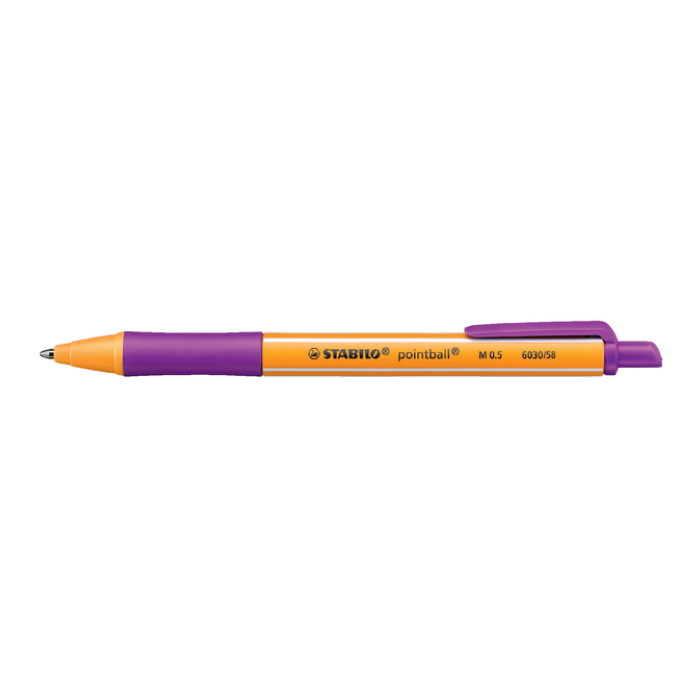 Balpen STABILO pointball 6030/58 medium lila