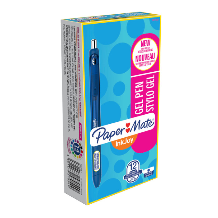 Gelschrijver Paper Mate Inkjoy medium blauw