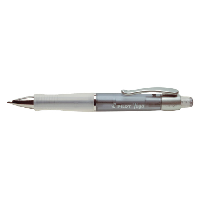 Balpen PILOT Vega medium transparant zwart
