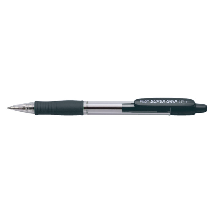 Balpen PILOT Super Grip medium zwart