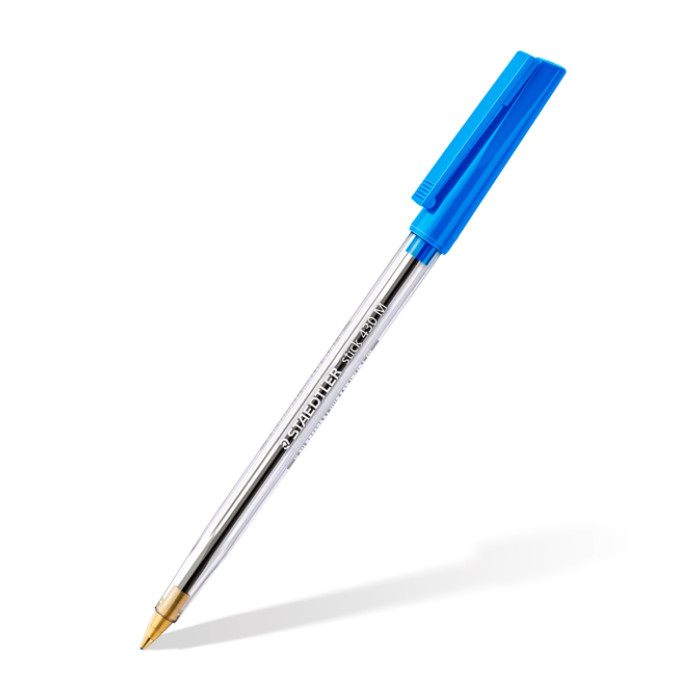 Balpen Staedtler Stick 430 blauw medium