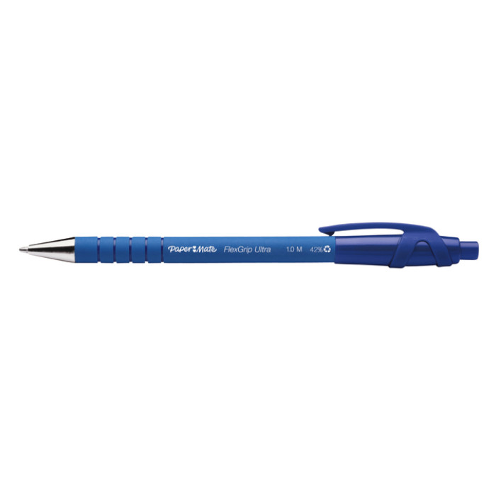 Balpen Paper Mate Flexgrip Ultra medium blauw