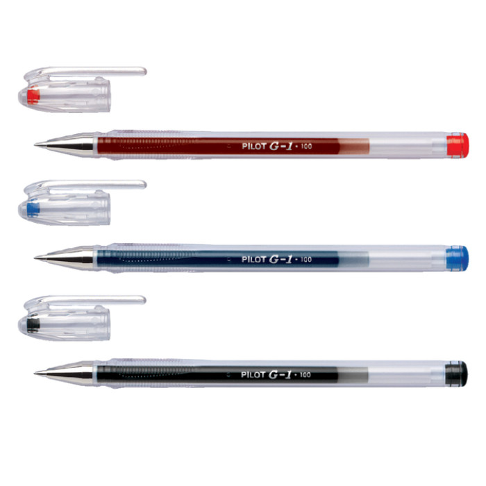 Gelschrijver PILOT G-1 medium zwart