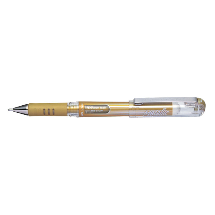 Gelschrijver Pentel K230M medium metallic goud