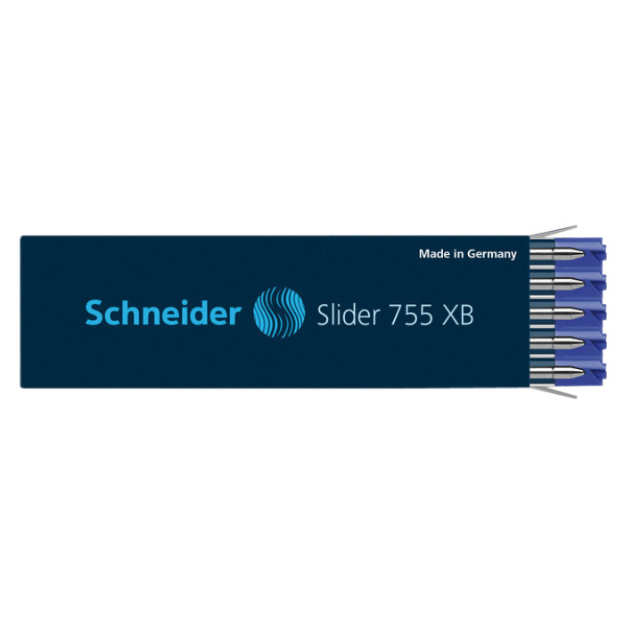 Balpenvulling Schneider 755 Slider Jumbo extra breed blauw