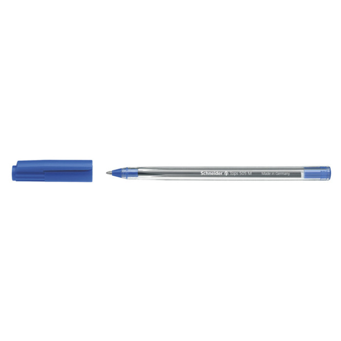Balpen Schneider Tops 505 medium blauw