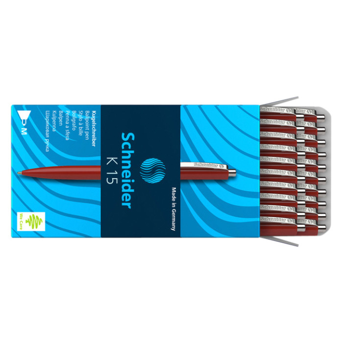 Balpen Schneider K15 medium rood